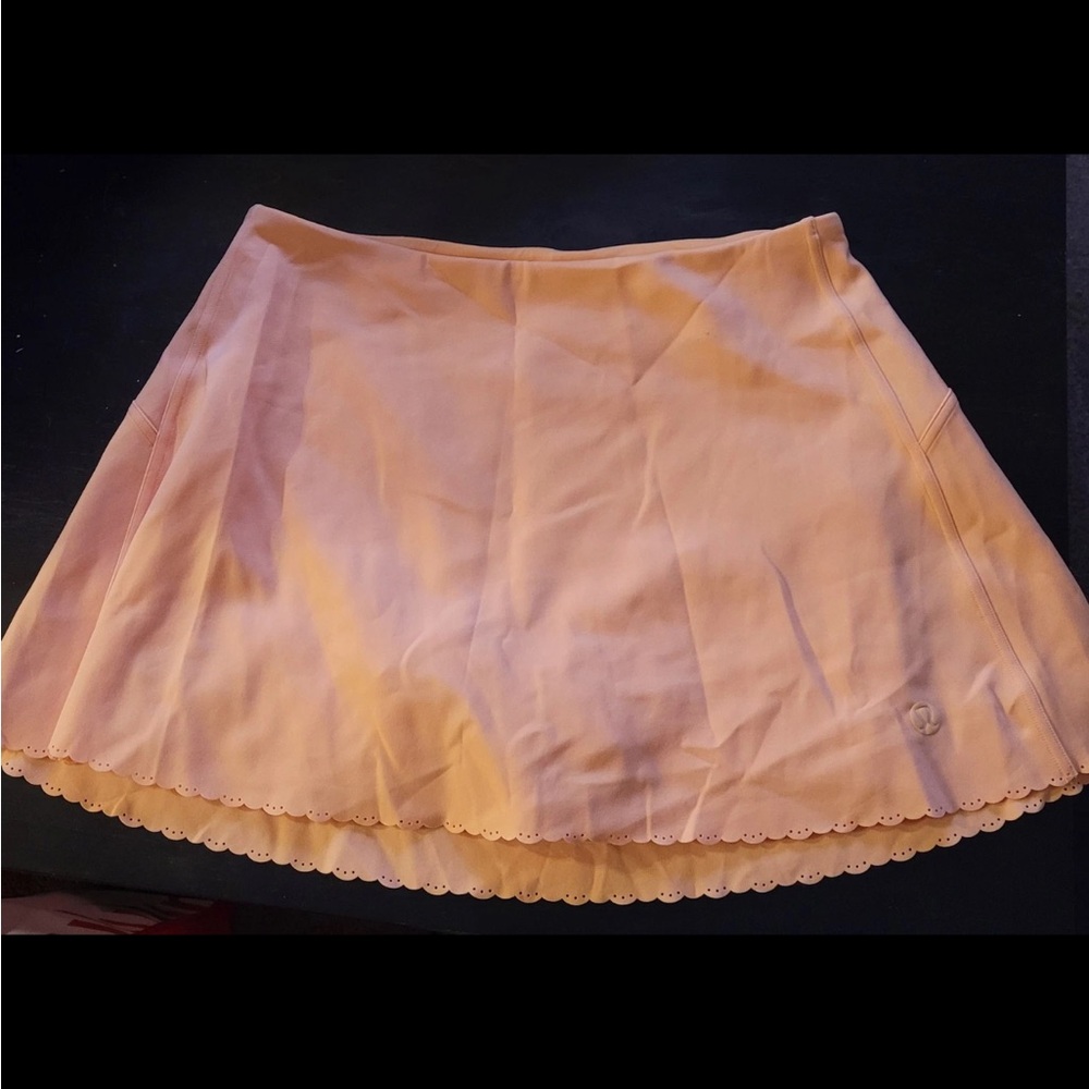 Peach Skirt scallop skirt lululemon